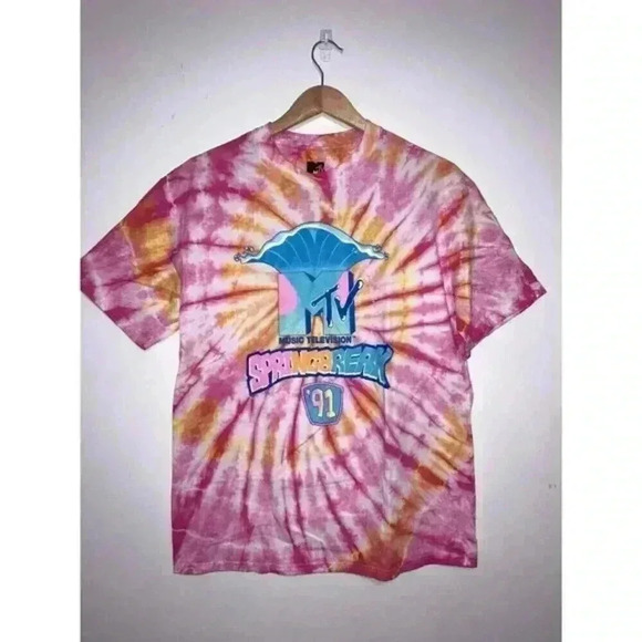 MTV T-Shirt 90s Vintage inspired Spring Break Daytona Beach 91” - Picture 1 of 6